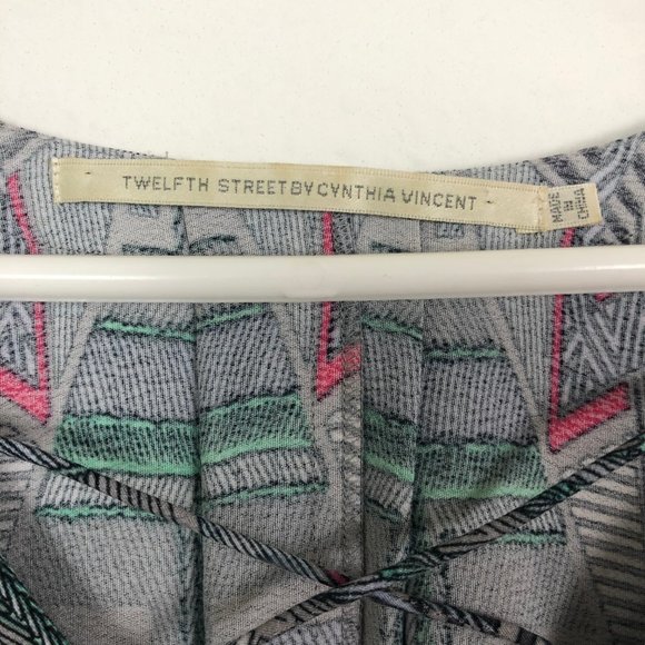 Cynthia Varnet 100% Silk Long Sleeve Blouse - Picture 5 of 6